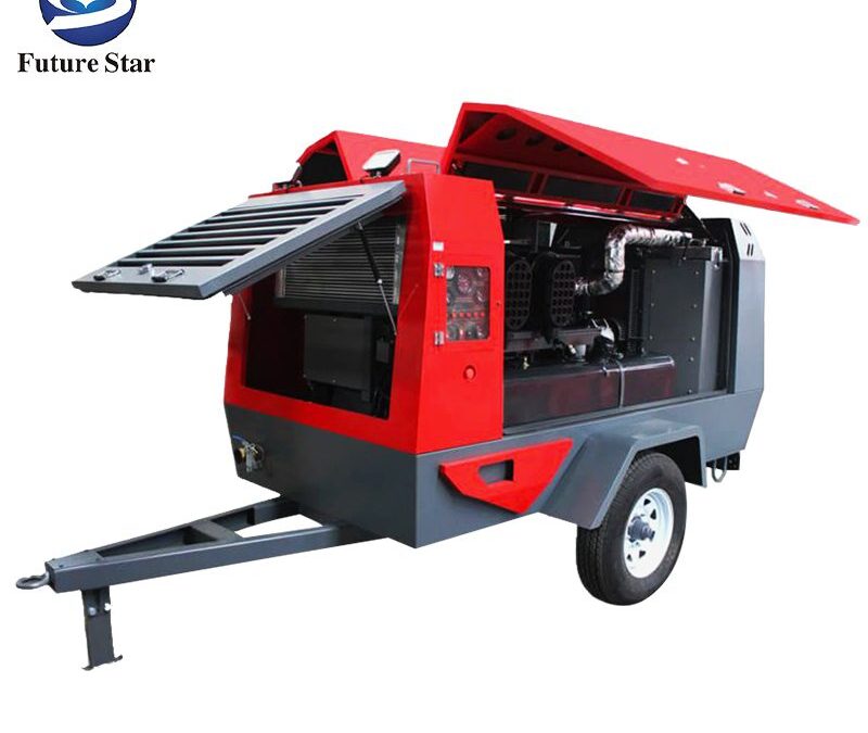 Kompresor Udara Diesel Portable